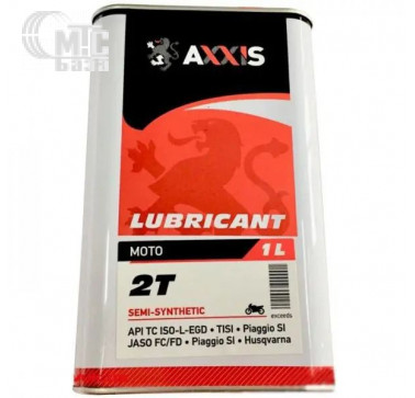 Масло моторн. AXXIS MOTO 2T 10W-40 (Канистра 1л)